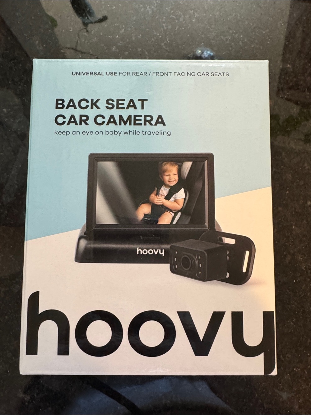 Back Seat Car Camera - Black